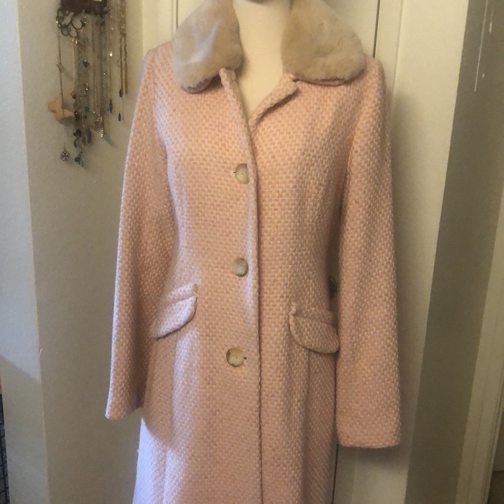H&M long tweed winter coat